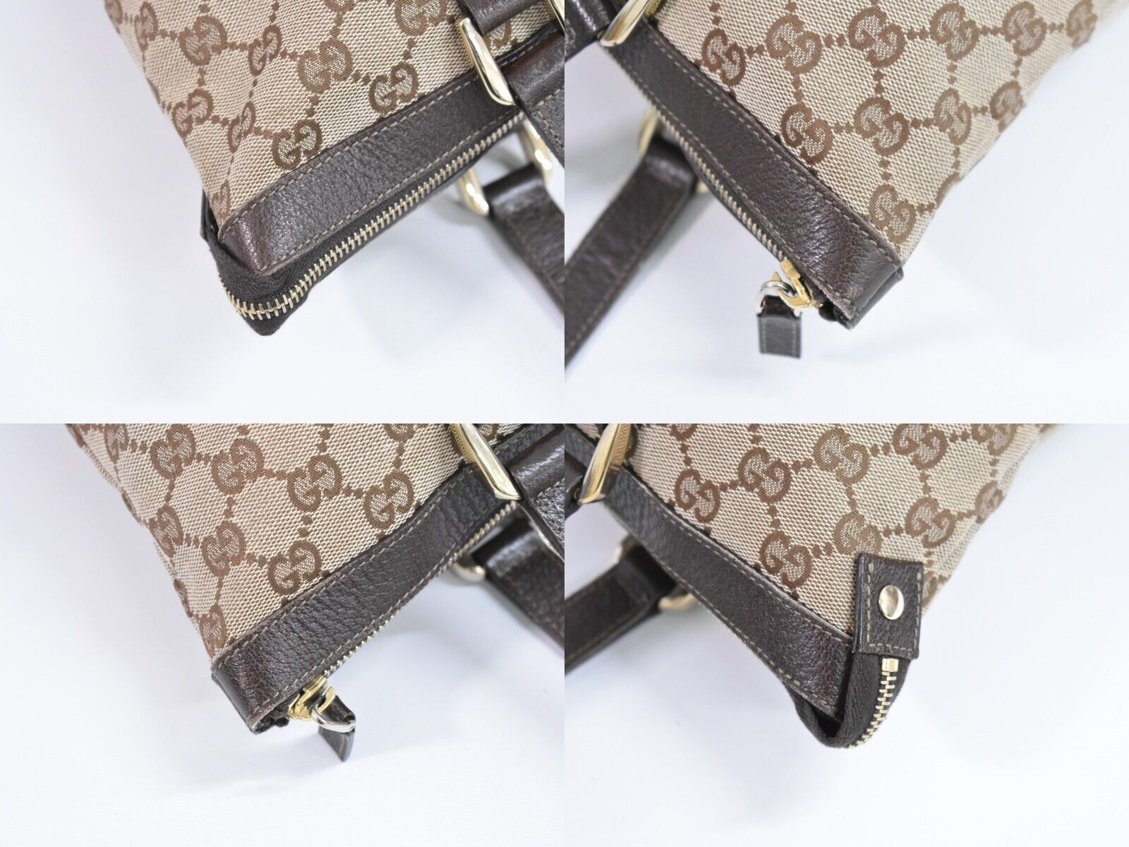 Gucci Abbey Beige Canvas Tote Bag (Pre-Owned) Size ONE SIZE - 6 Thumbnail