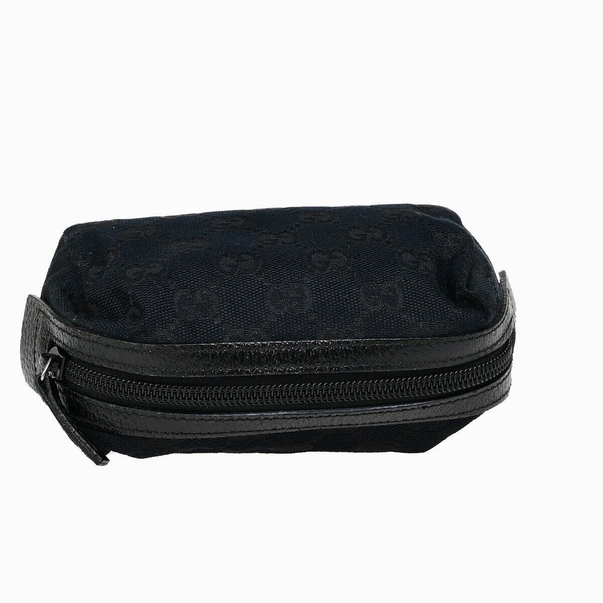 Gucci Gg Canvas Black Canvas Clutch Bag (Pre-Owned) Size ONE SIZE - 4 Thumbnail