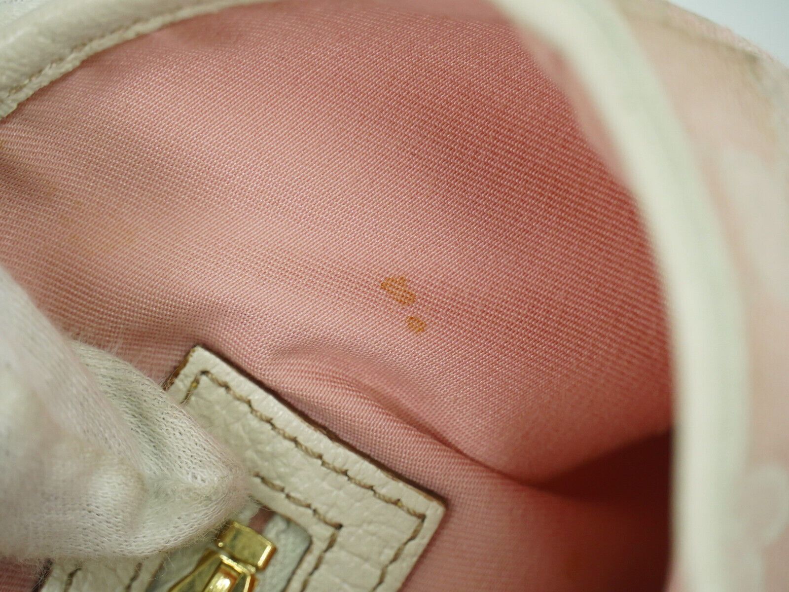 Gucci Sherry Pink Canvas Tote Bag (Pre-Owned) Size ONE SIZE - 20 Thumbnail