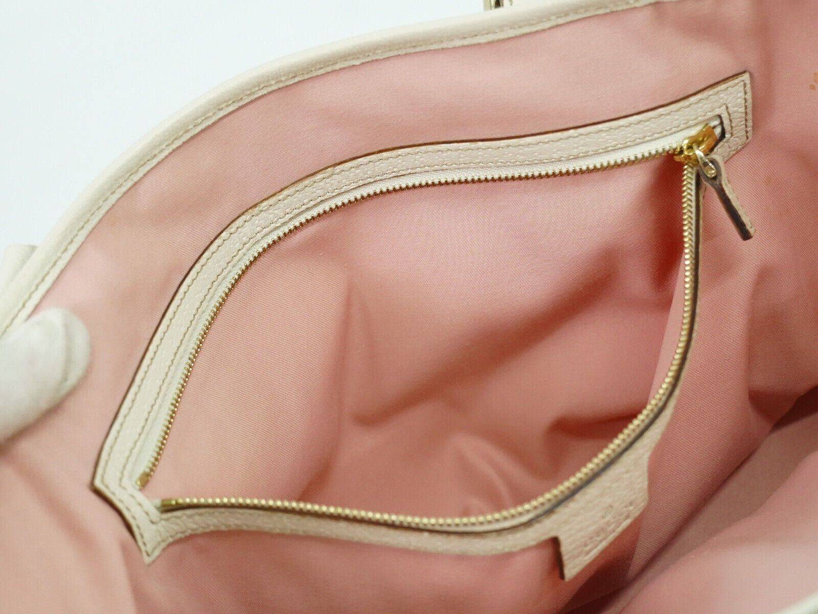 Gucci Sherry Pink Canvas Tote Bag (Pre-Owned) Size ONE SIZE - 19 Thumbnail
