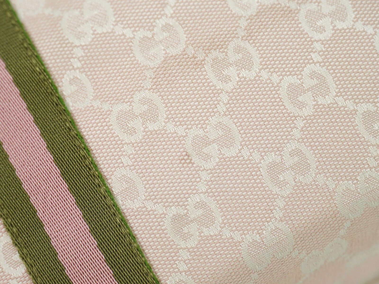 Gucci Sherry Pink Canvas Tote Bag (Pre-Owned) Size ONE SIZE - 5 Thumbnail