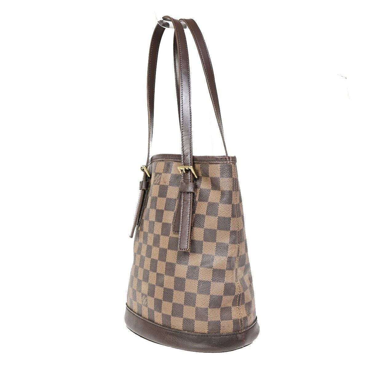 Louis Vuitton Marais Brown Canvas Shoulder Bag (Pre-Owned) Size ONE SIZE - 4 Thumbnail
