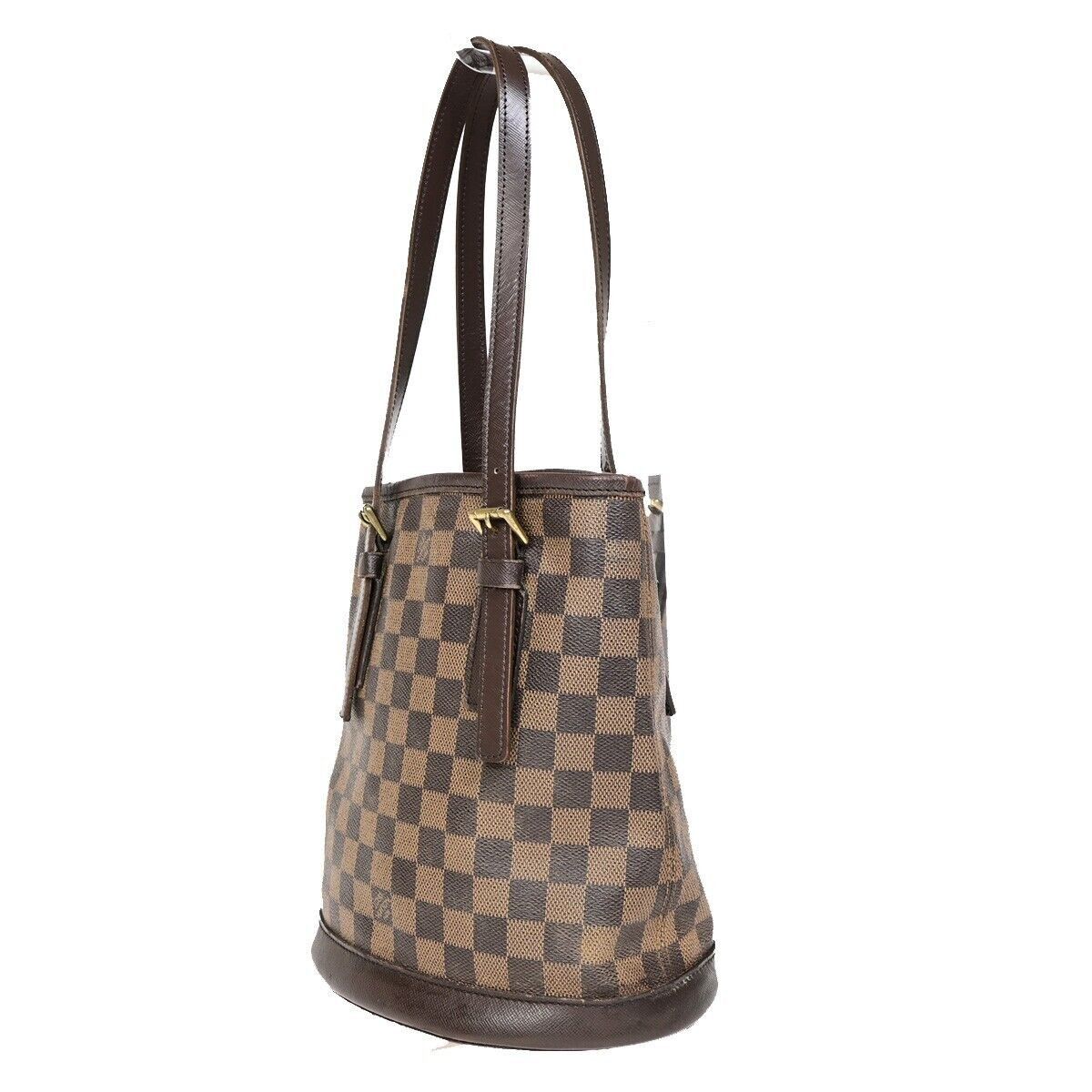 Louis Vuitton Marais Brown Canvas Shoulder Bag (Pre-Owned) Size ONE SIZE - 3 Thumbnail