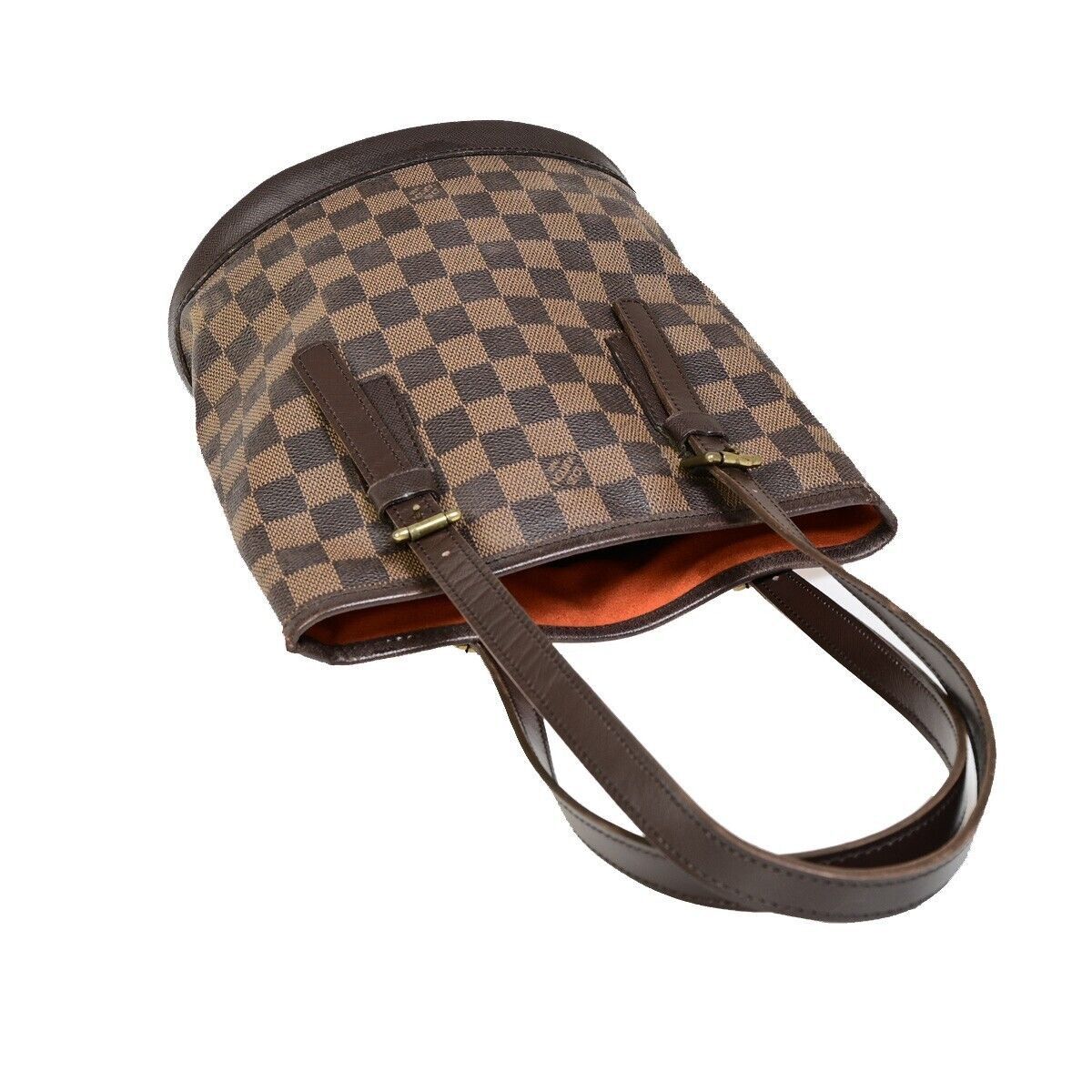Louis Vuitton Marais Brown Canvas Shoulder Bag (Pre-Owned) Size ONE SIZE - 5 Thumbnail