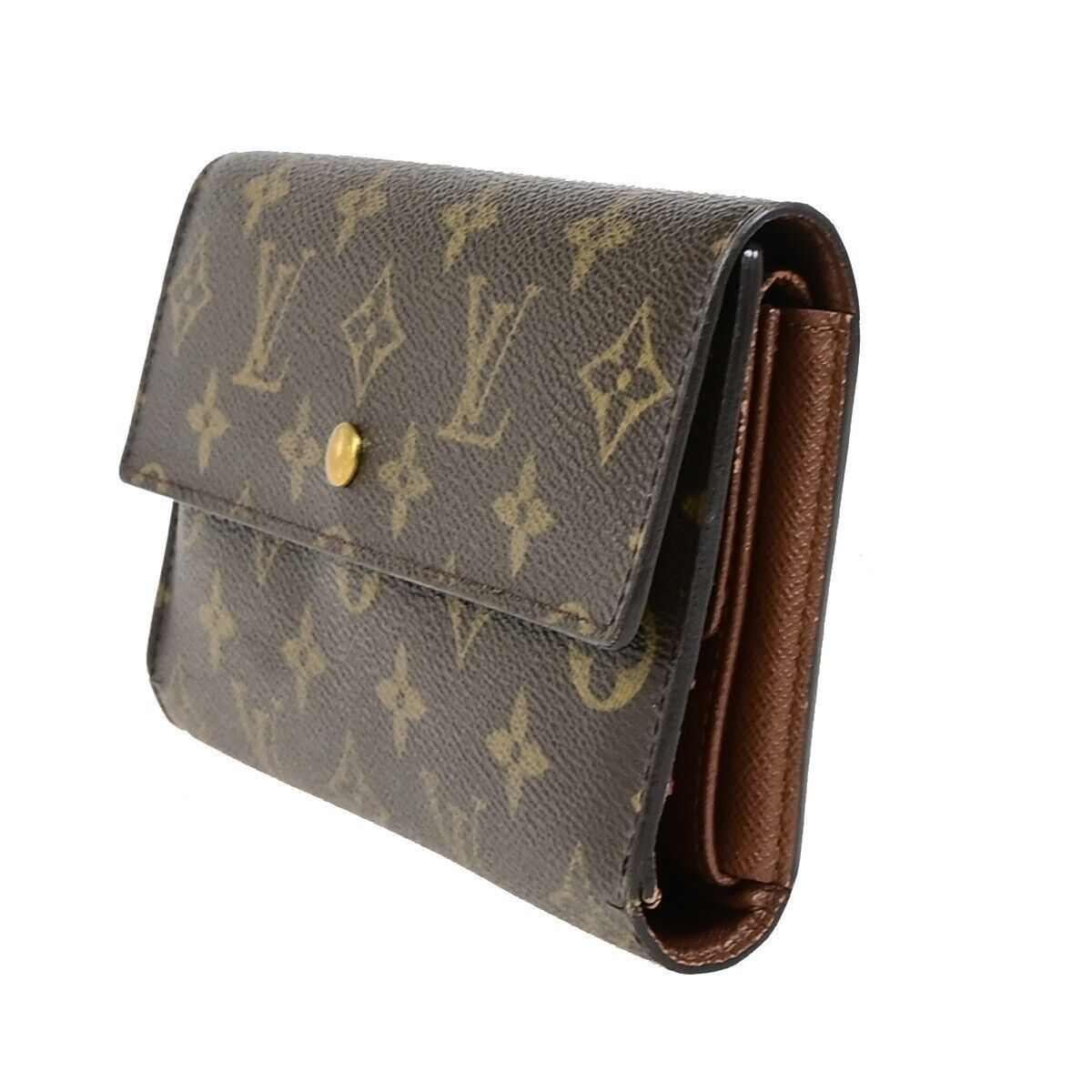 Louis Vuitton Trésor Brown Canvas Wallet (Pre-Owned) Size ONE SIZE - 3 Thumbnail