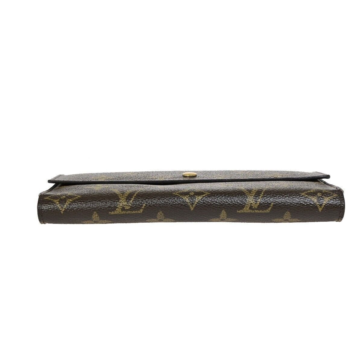 Louis Vuitton Trésor Brown Canvas Wallet (Pre-Owned) Size ONE SIZE - 12 Thumbnail
