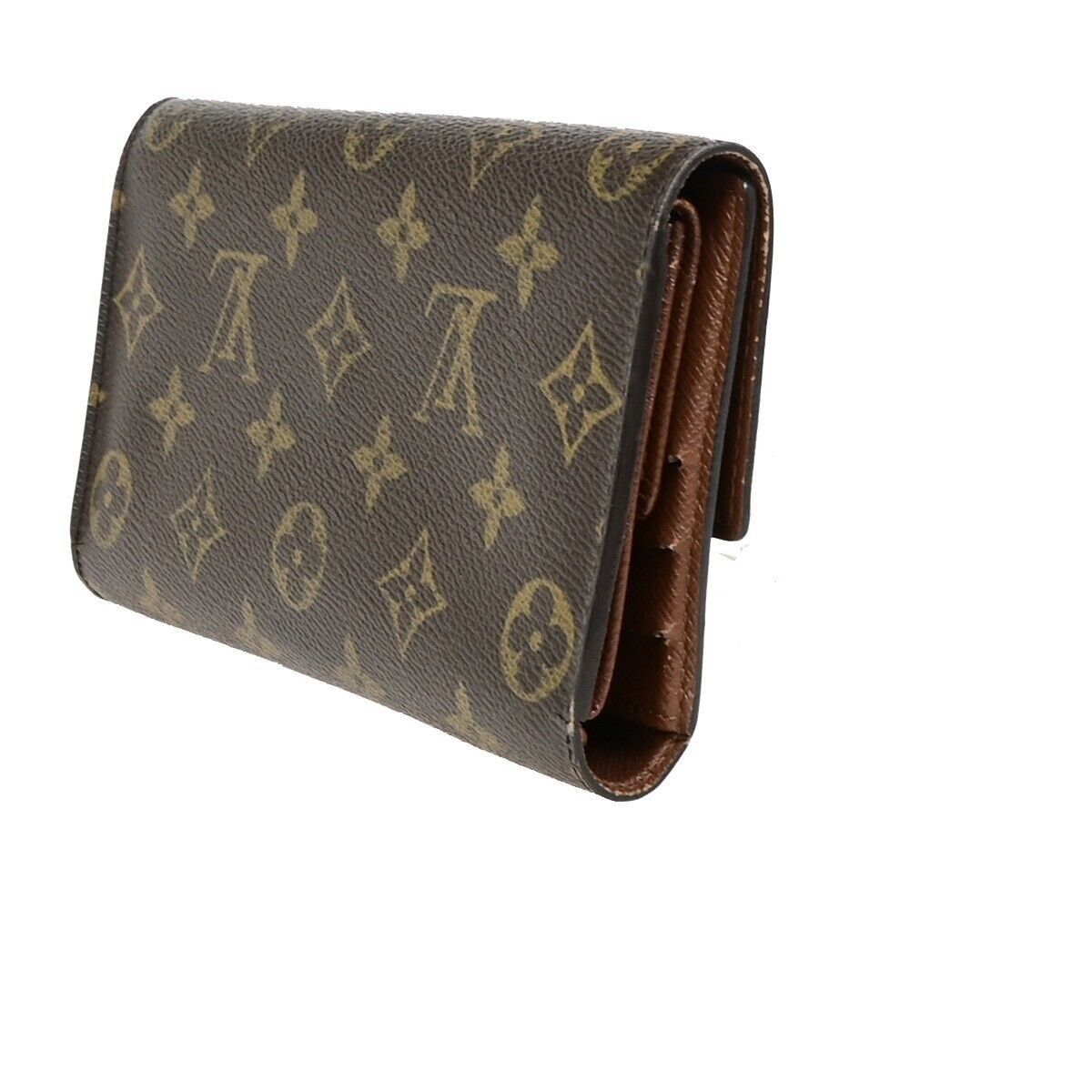 Louis Vuitton Trésor Brown Canvas Wallet (Pre-Owned) Size ONE SIZE - 4 Thumbnail