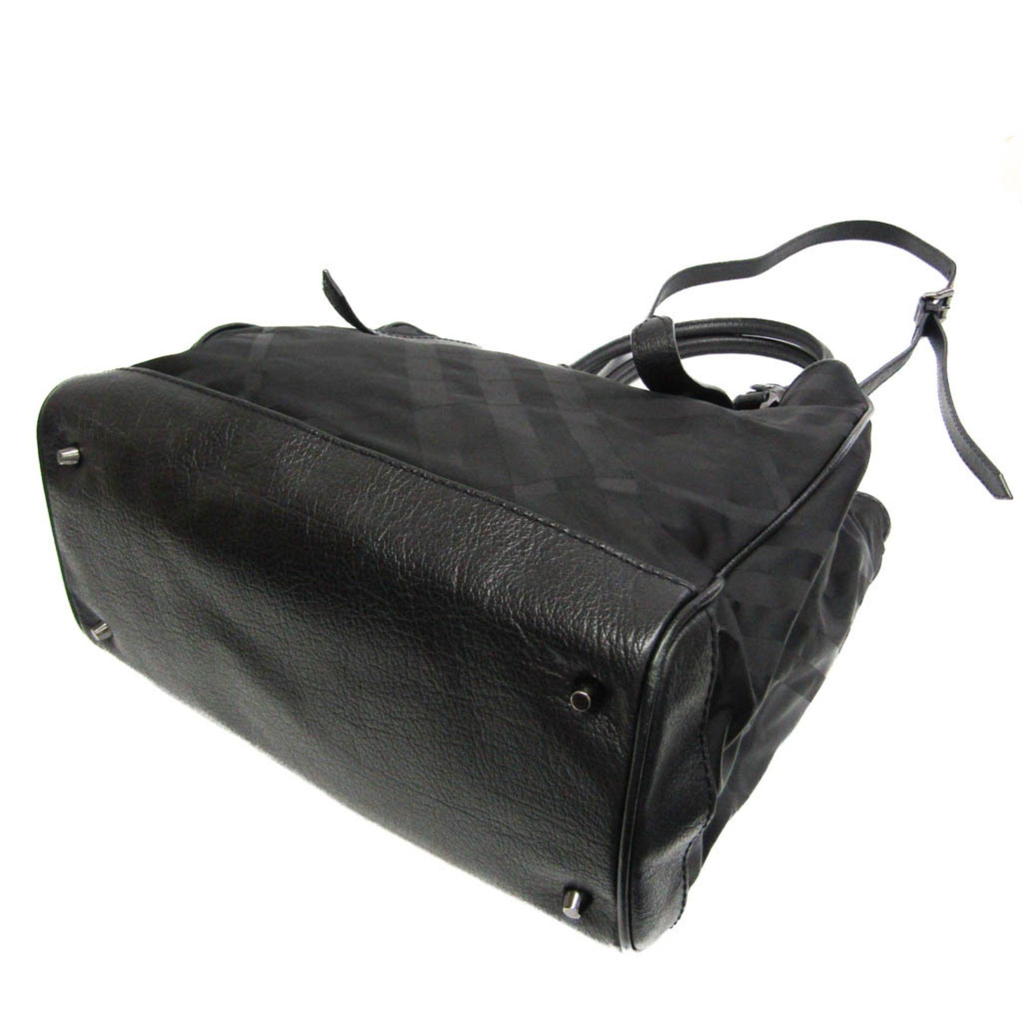 Burberry Black Synthetic Shoulder Bag (Pre-Owned) Size ONE SIZE - 2 Thumbnail