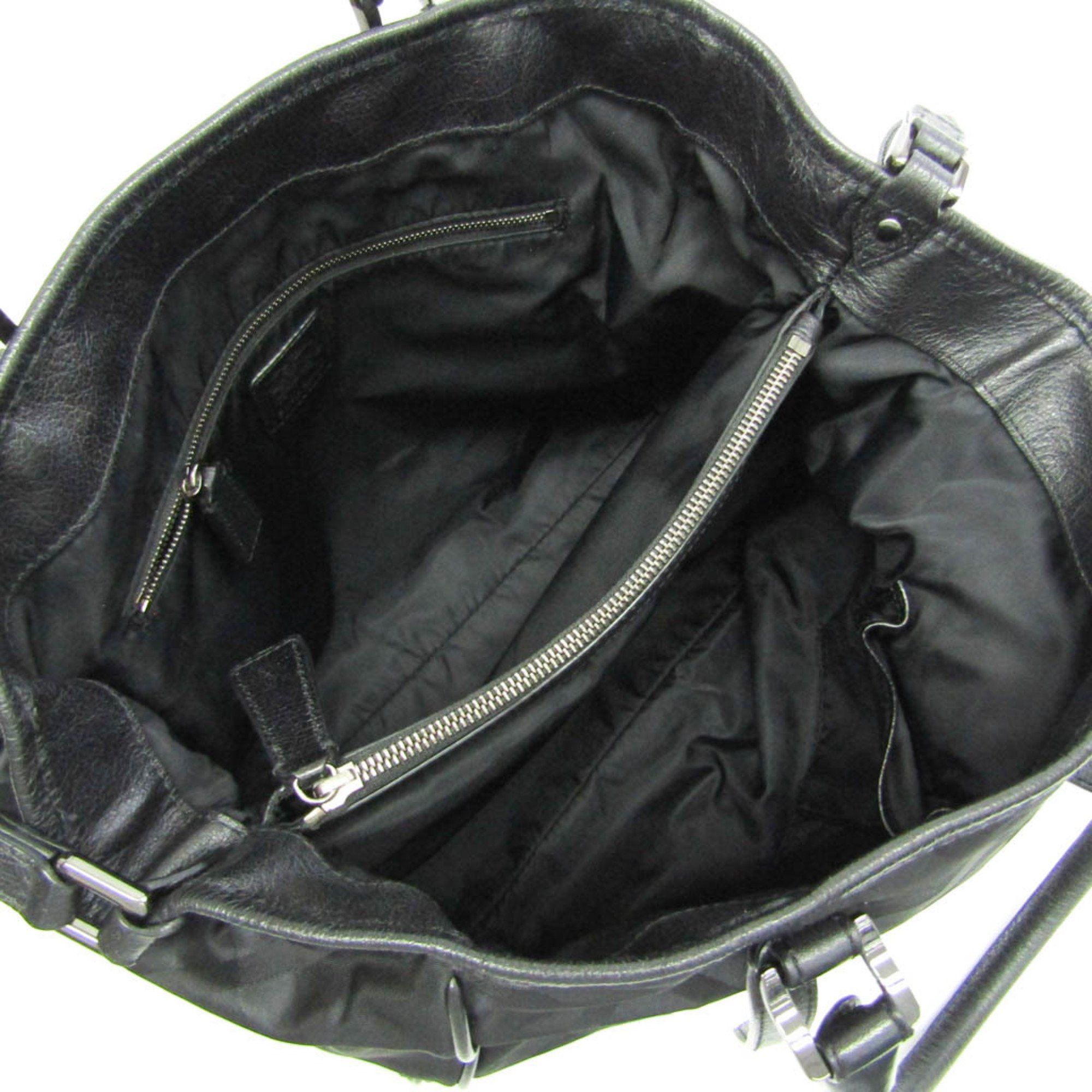 Burberry Black Synthetic Shoulder Bag (Pre-Owned) Size ONE SIZE - 7 Thumbnail