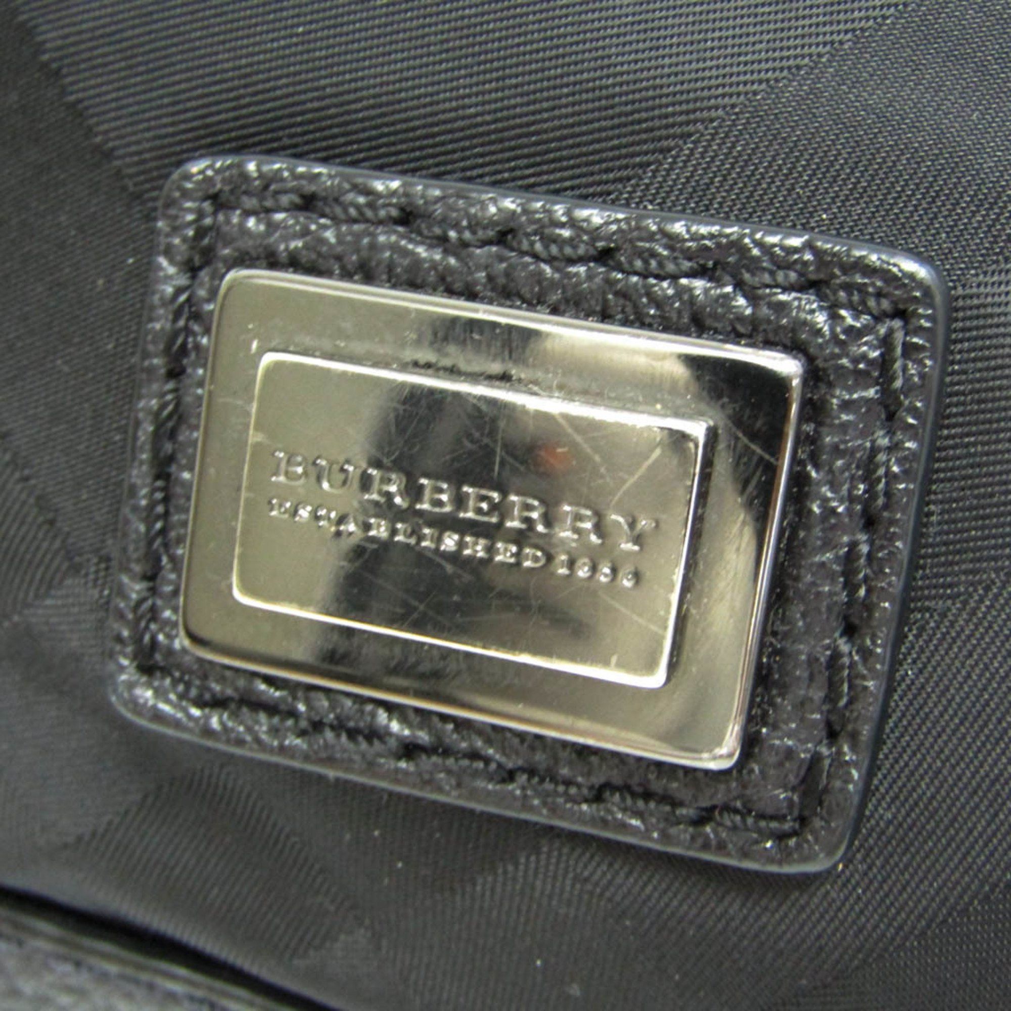 Burberry Black Synthetic Shoulder Bag (Pre-Owned) Size ONE SIZE - 10 Thumbnail