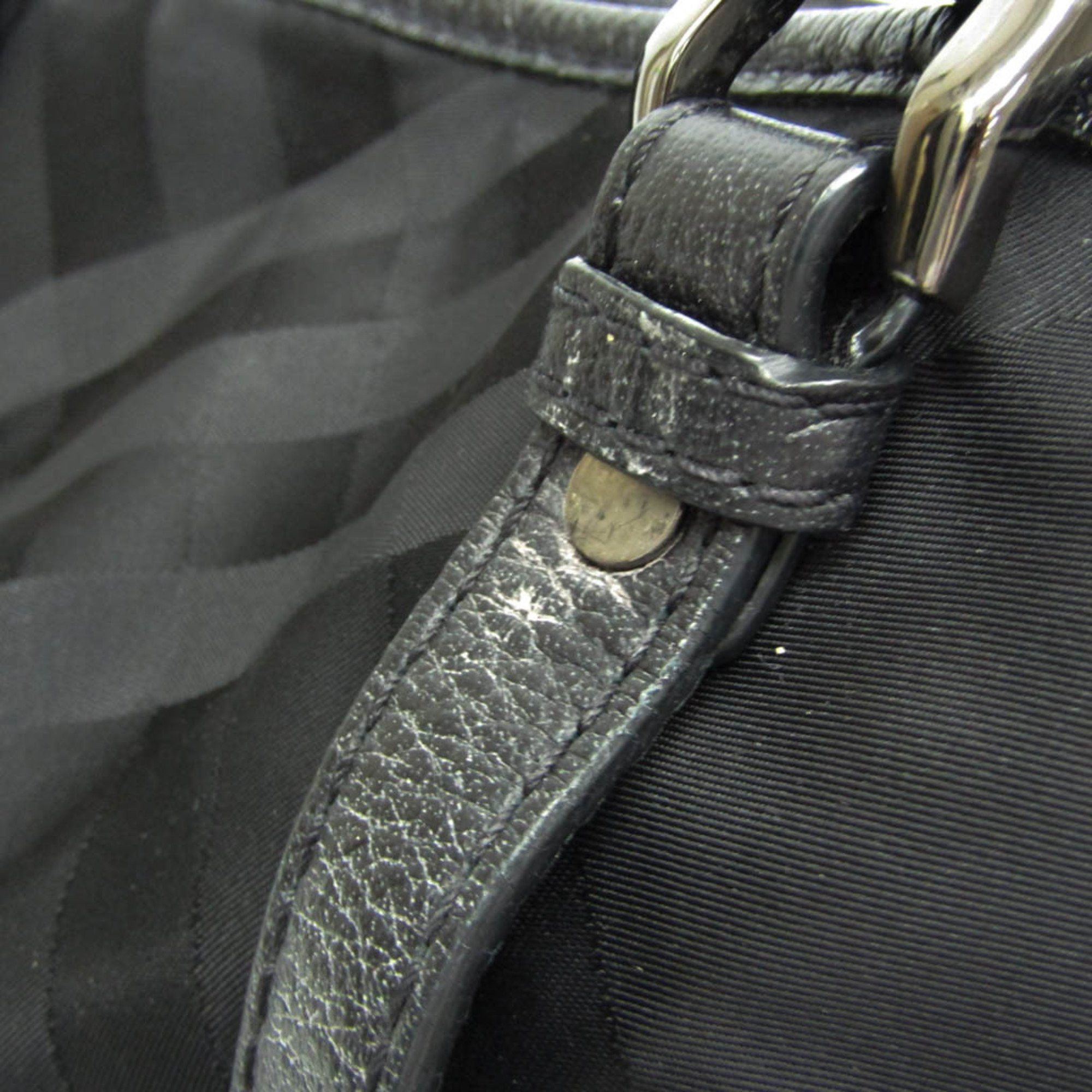 Burberry Black Synthetic Shoulder Bag (Pre-Owned) Size ONE SIZE - 17 Thumbnail