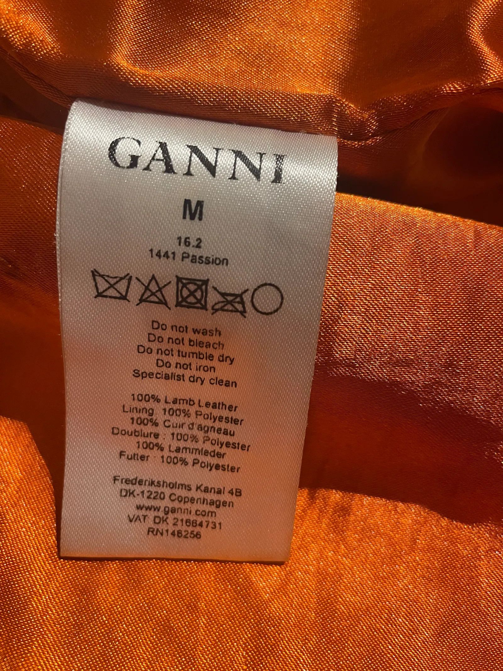 Ganni Ganni Passion Bilerjacket Leather Jacket Size M / US 6-8 / IT 42-44 - 3 Thumbnail