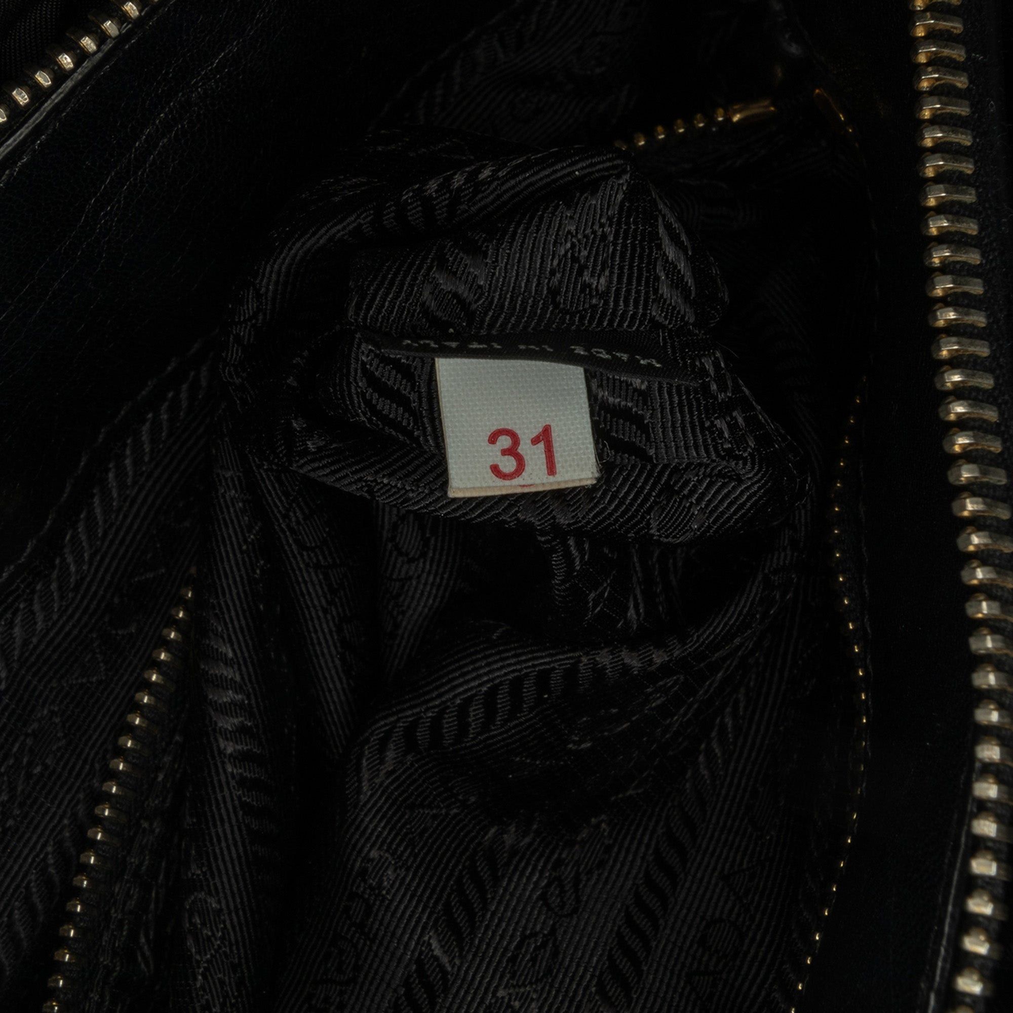 Prada Prada Tessuto Gaufre Satchel Black Size ONE SIZE - 5 Thumbnail