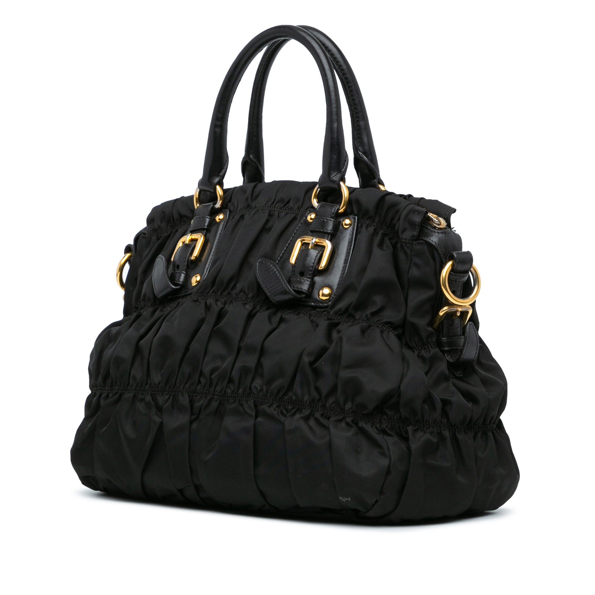Prada Prada Tessuto Gaufre Satchel Black Size ONE SIZE - 2 Thumbnail