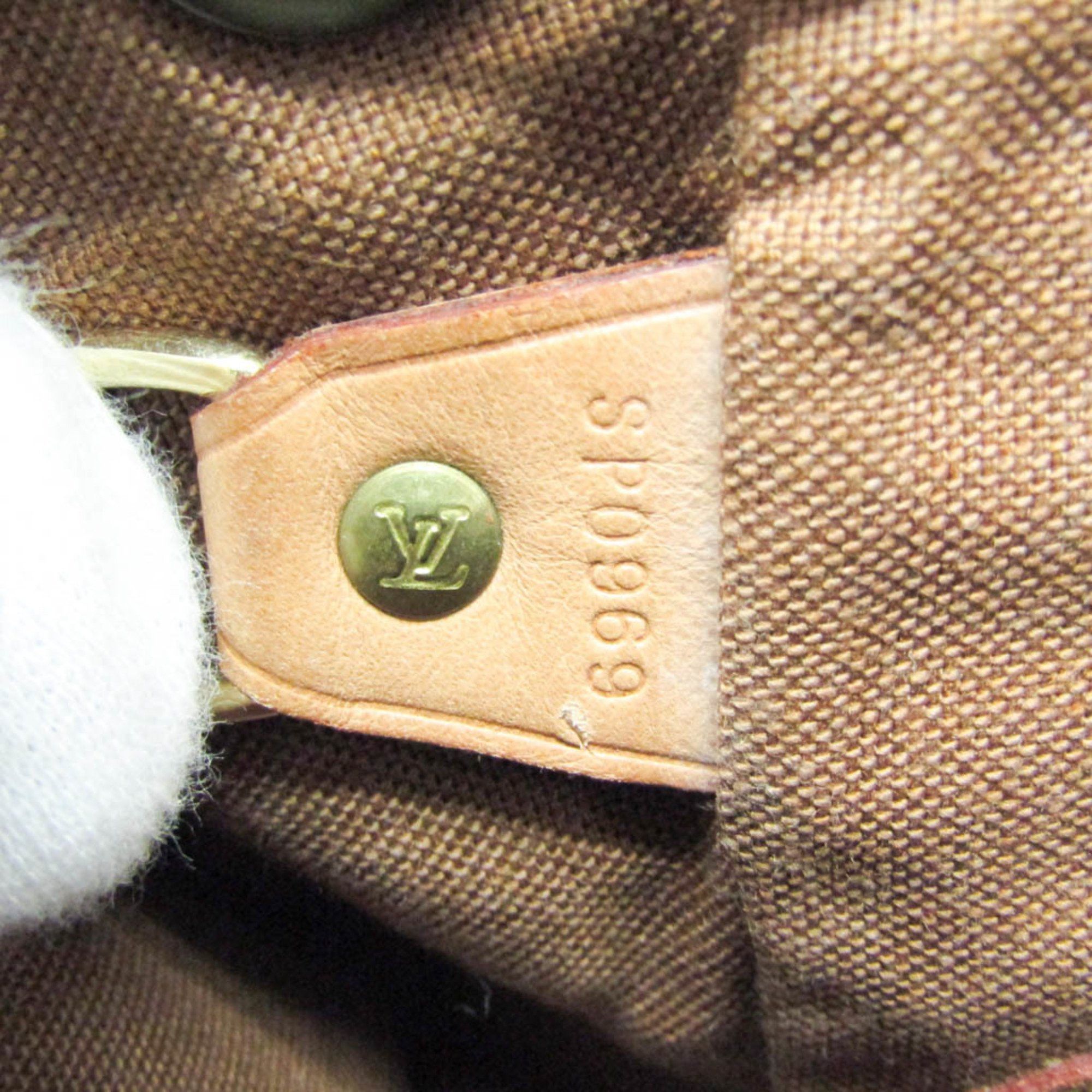 Louis Vuitton Montsouris Mm Brown Canvas Backpack Bag (Pre-Owned) Size ONE SIZE - 5 Thumbnail