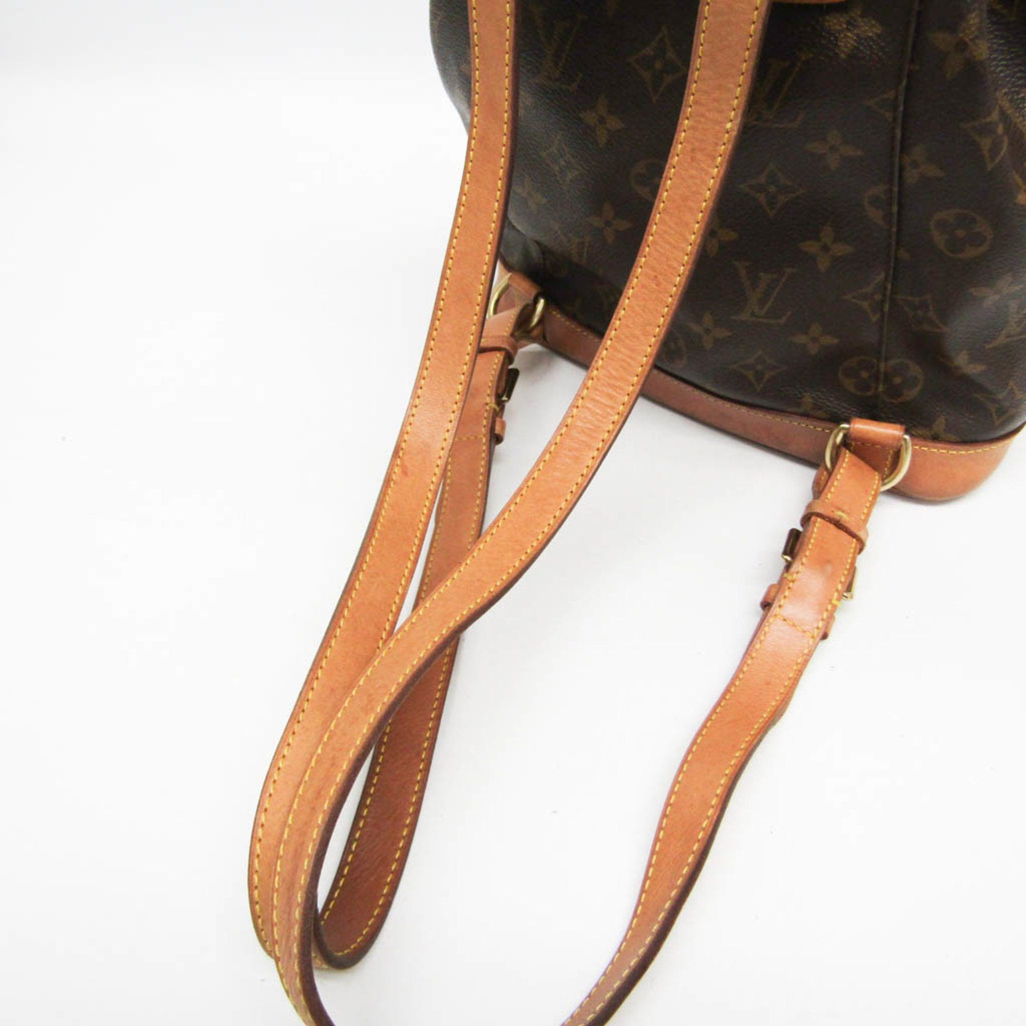 Louis Vuitton Montsouris Mm Brown Canvas Backpack Bag (Pre-Owned) Size ONE SIZE - 10 Thumbnail