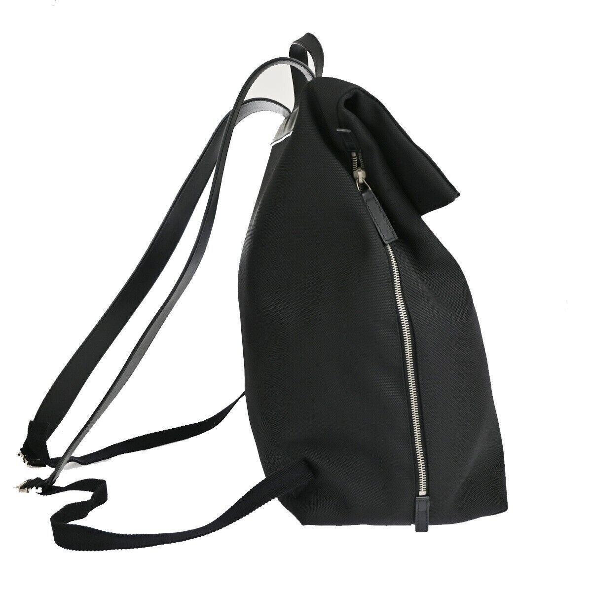 Gucci Sherry Black Canvas Backpack Bag (Pre-Owned) Size ONE SIZE - 3 Thumbnail