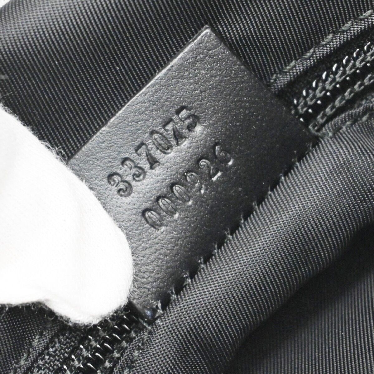 Gucci Sherry Black Canvas Backpack Bag (Pre-Owned) Size ONE SIZE - 9 Thumbnail