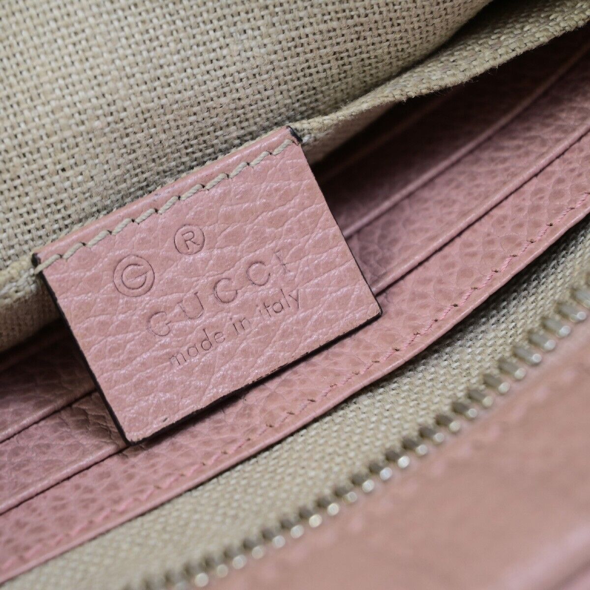 Gucci Bree Brown Canvas Shoulder Bag (Pre-Owned) Size ONE SIZE - 10 Thumbnail