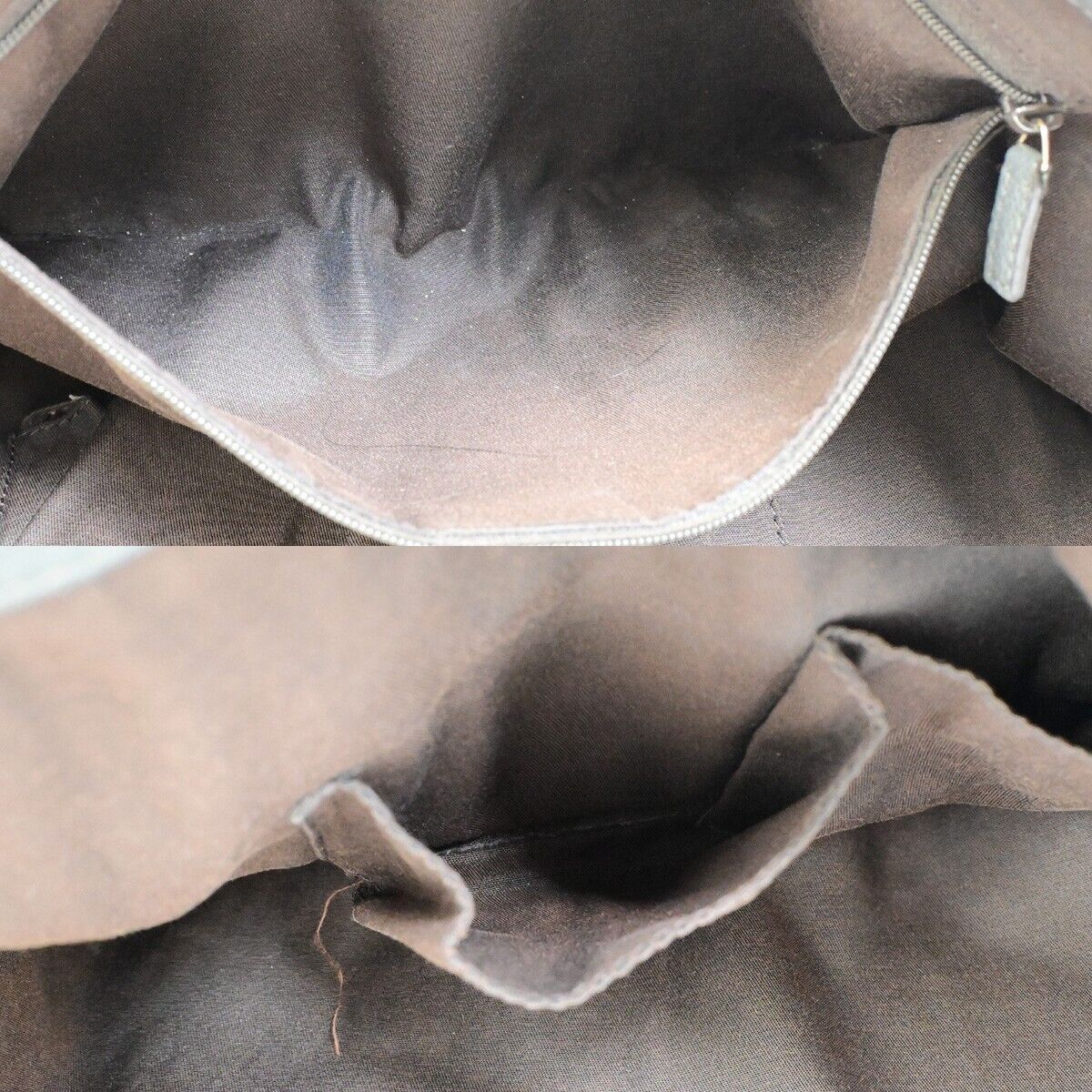 Gucci Bamboo Grey Leather Tote Bag (Pre-Owned) Size ONE SIZE - 13 Thumbnail