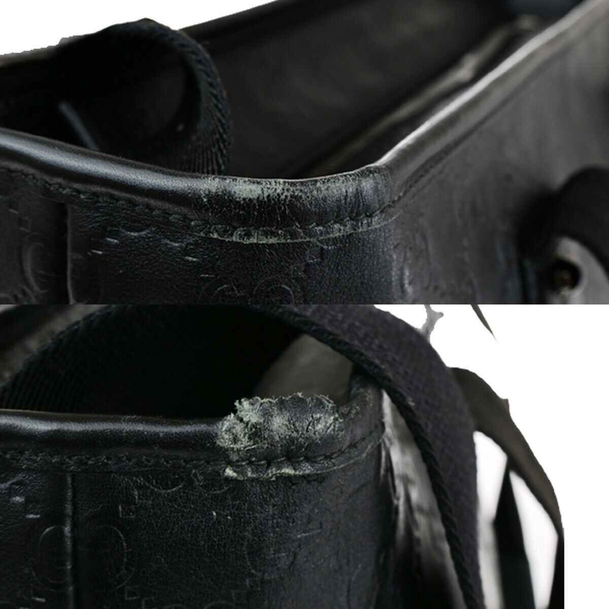 Gucci ssima Black Leather Handbag (Pre-Owned) Size ONE SIZE - 14 Thumbnail