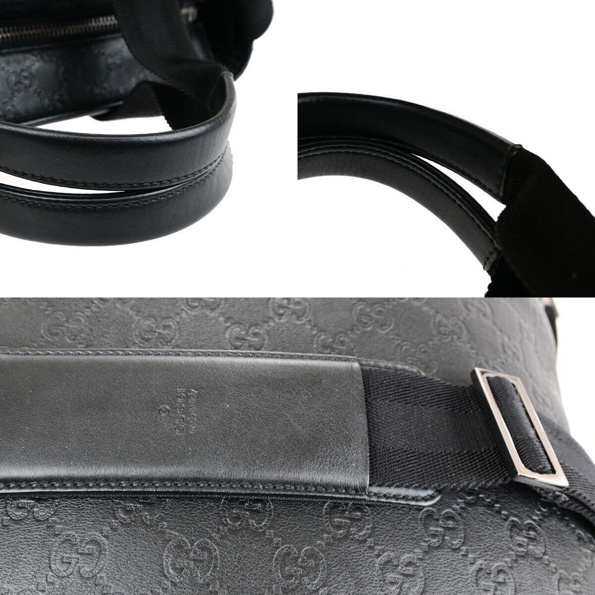 Gucci ssima Black Leather Handbag (Pre-Owned) Size ONE SIZE - 5 Thumbnail