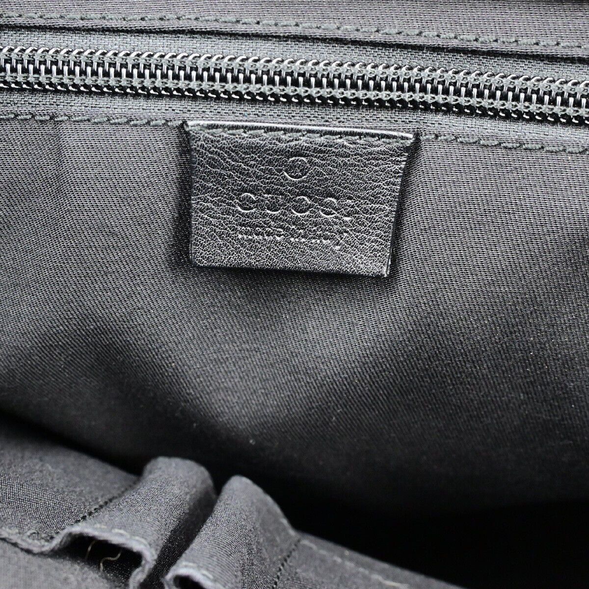 Gucci ssima Black Leather Handbag (Pre-Owned) Size ONE SIZE - 10 Thumbnail