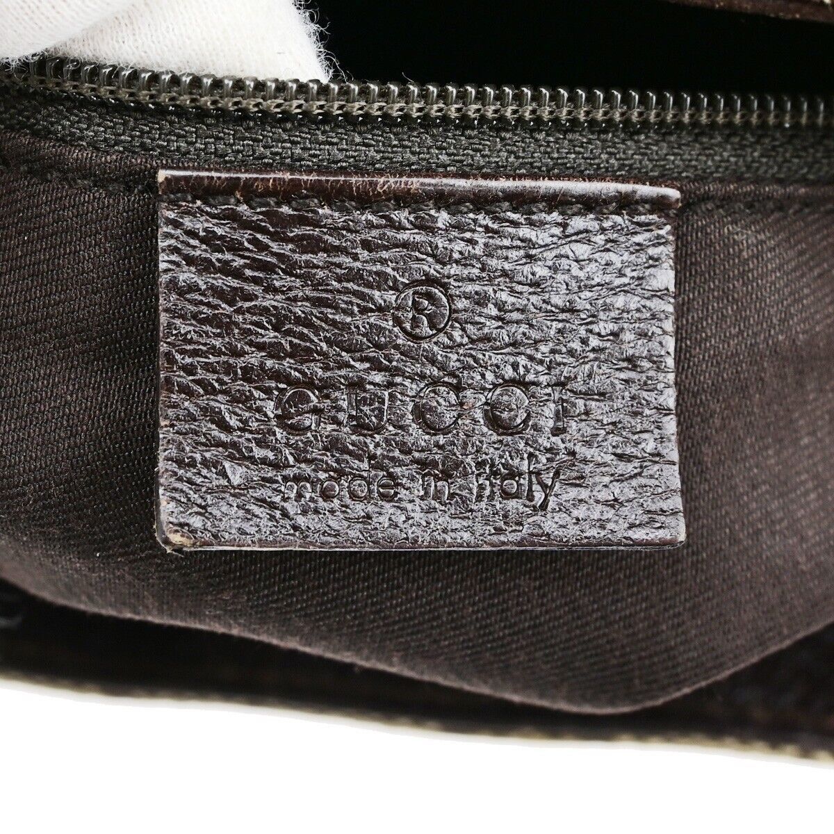 Gucci Eclipse Brown Canvas Shoulder Bag (Pre-Owned) Size ONE SIZE - 9 Thumbnail
