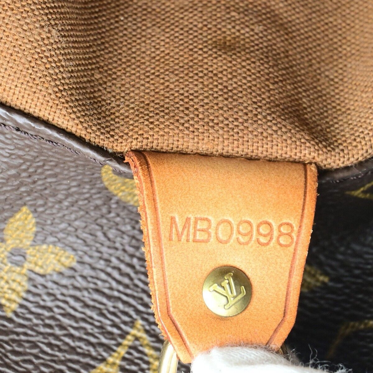 Louis Vuitton Sac Shopping Brown Canvas Tote Bag (Pre-Owned) Size ONE SIZE - 10 Thumbnail