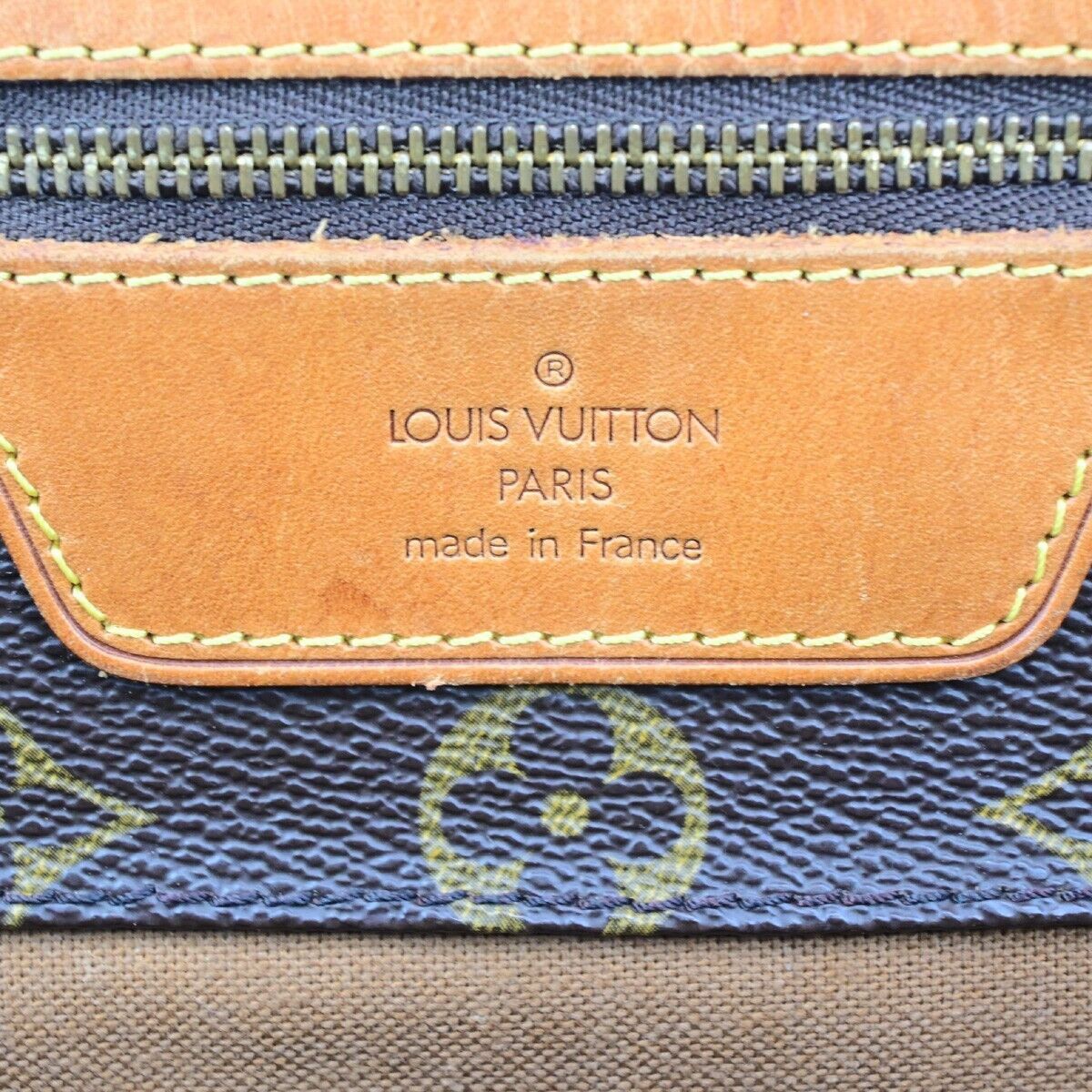 Louis Vuitton Sac Shopping Brown Canvas Tote Bag (Pre-Owned) Size ONE SIZE - 11 Thumbnail