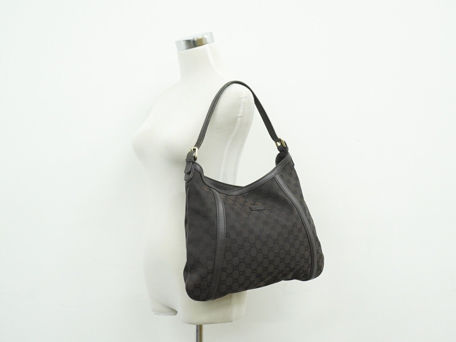 Gucci Gg Canvas Brown Canvas Shoulder Bag (Pre-Owned) Size ONE SIZE - 11 Thumbnail