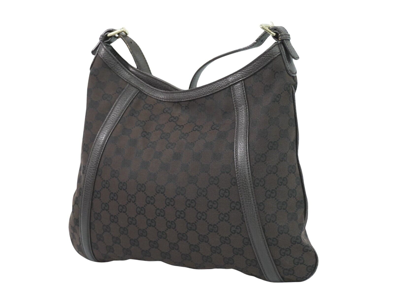 Gucci Gg Canvas Brown Canvas Shoulder Bag (Pre-Owned) Size ONE SIZE - 2 Thumbnail