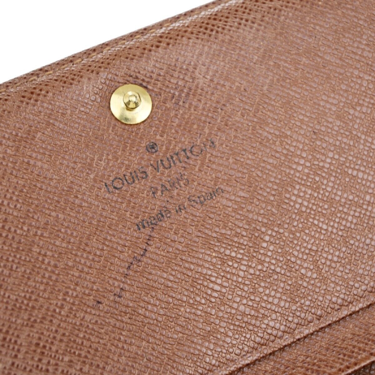 Louis Vuitton Trésor Brown Canvas Wallet (Pre-Owned) Size ONE SIZE - 8 Thumbnail