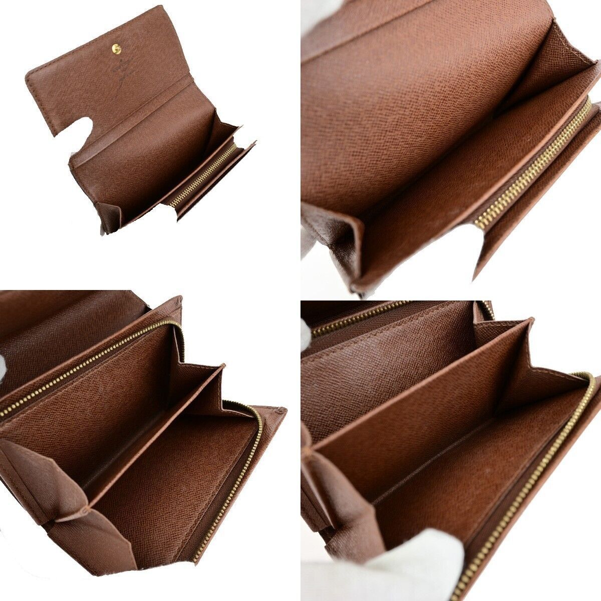 Louis Vuitton Trésor Brown Canvas Wallet (Pre-Owned) Size ONE SIZE - 7 Thumbnail