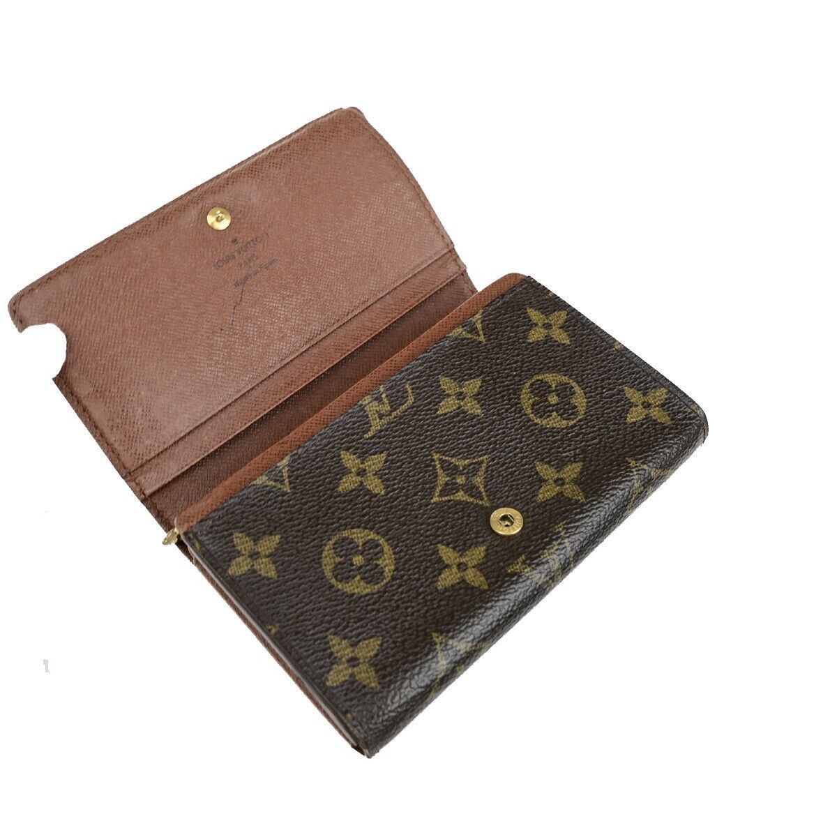 Louis Vuitton Trésor Brown Canvas Wallet (Pre-Owned) Size ONE SIZE - 15 Thumbnail