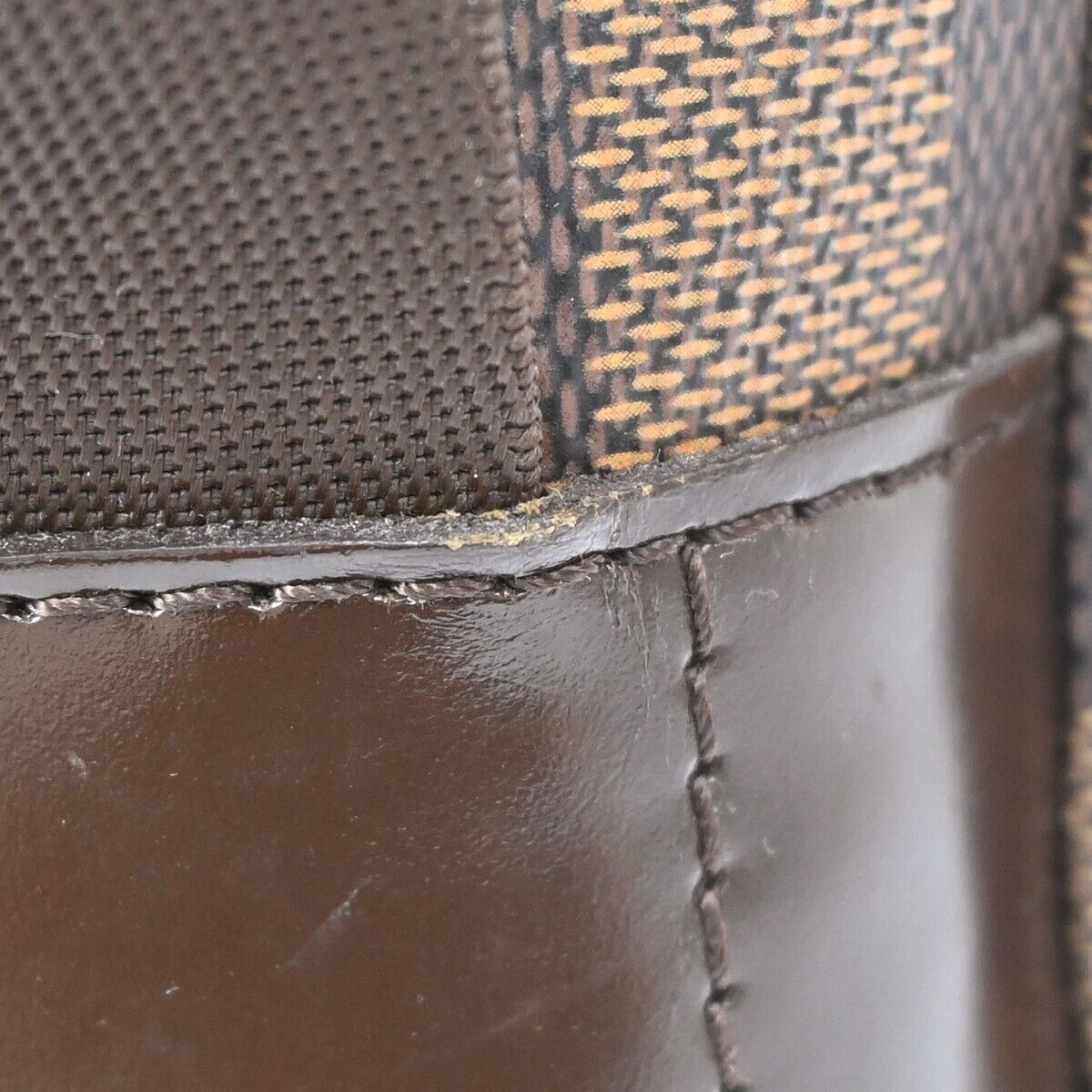 Louis Vuitton Naviglio Brown Canvas Backpack Bag (Pre-Owned) Size ONE SIZE - 14 Thumbnail