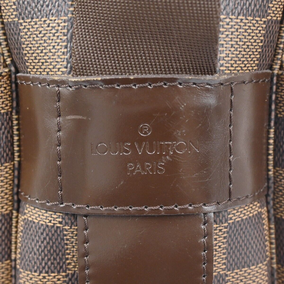 Louis Vuitton Naviglio Brown Canvas Backpack Bag (Pre-Owned) Size ONE SIZE - 16 Thumbnail
