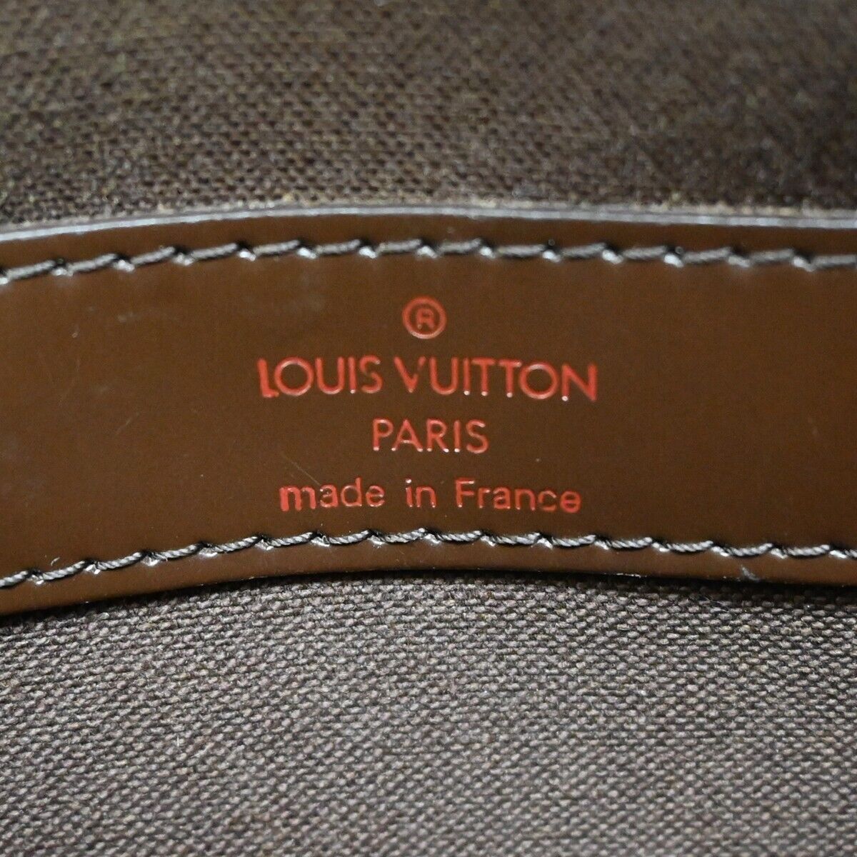 Louis Vuitton Naviglio Brown Canvas Backpack Bag (Pre-Owned) Size ONE SIZE - 7 Thumbnail
