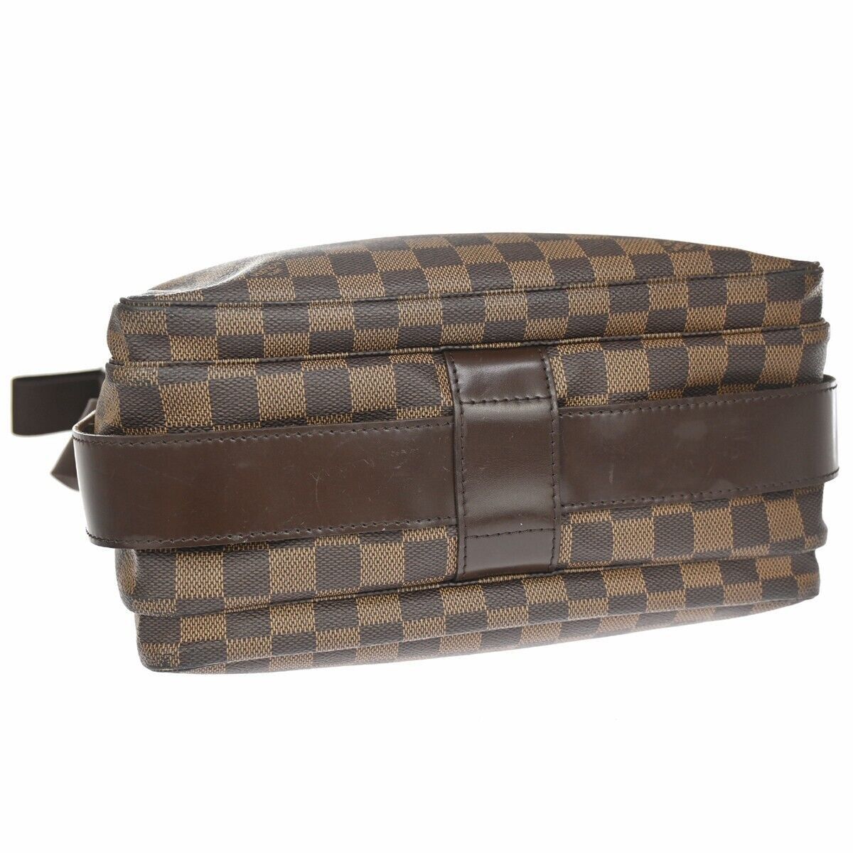 Louis Vuitton Naviglio Brown Canvas Backpack Bag (Pre-Owned) Size ONE SIZE - 3 Thumbnail