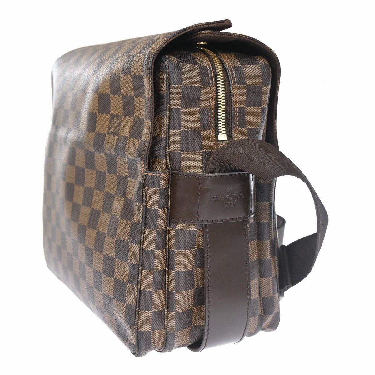 Louis Vuitton Naviglio Brown Canvas Backpack Bag (Pre-Owned) Size ONE SIZE - 18 Thumbnail