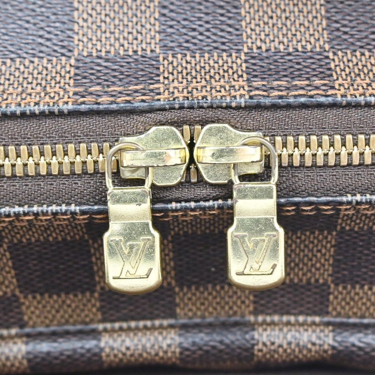 Louis Vuitton Naviglio Brown Canvas Backpack Bag (Pre-Owned) Size ONE SIZE - 12 Thumbnail