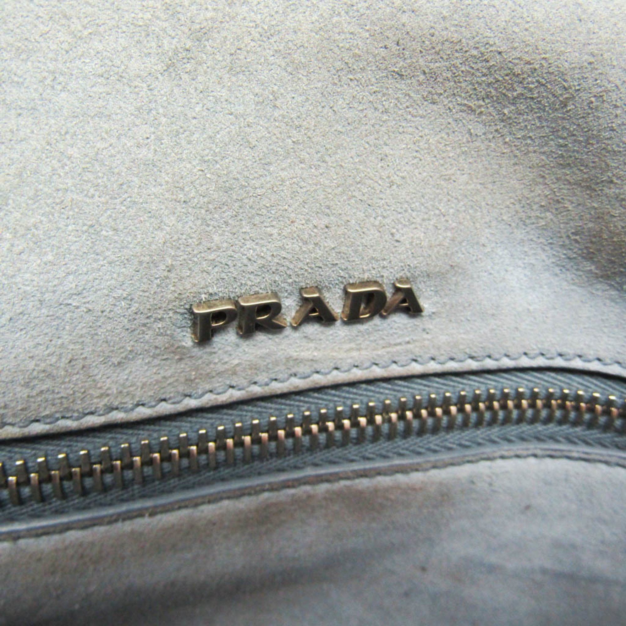 Prada Etiquette Pink Leather Shoulder Bag (Pre-Owned) Size ONE SIZE - 6 Thumbnail