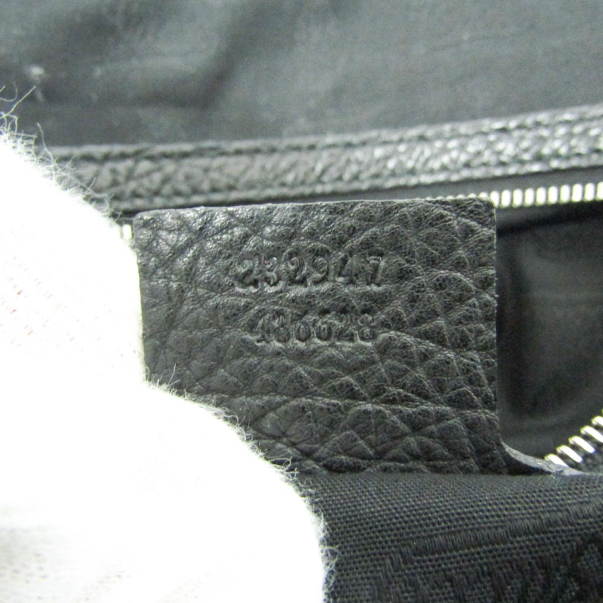 Gucci Bamboo Black Leather Tote Bag (Pre-Owned) Size ONE SIZE - 6 Thumbnail
