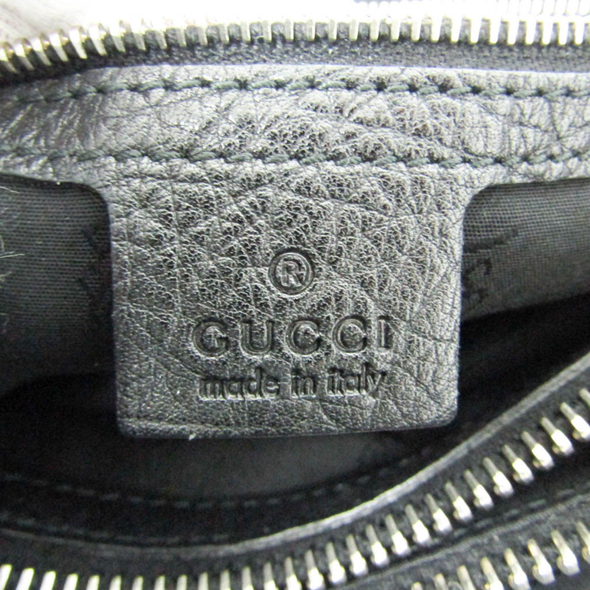Gucci Bamboo Black Leather Tote Bag (Pre-Owned) Size ONE SIZE - 7 Thumbnail