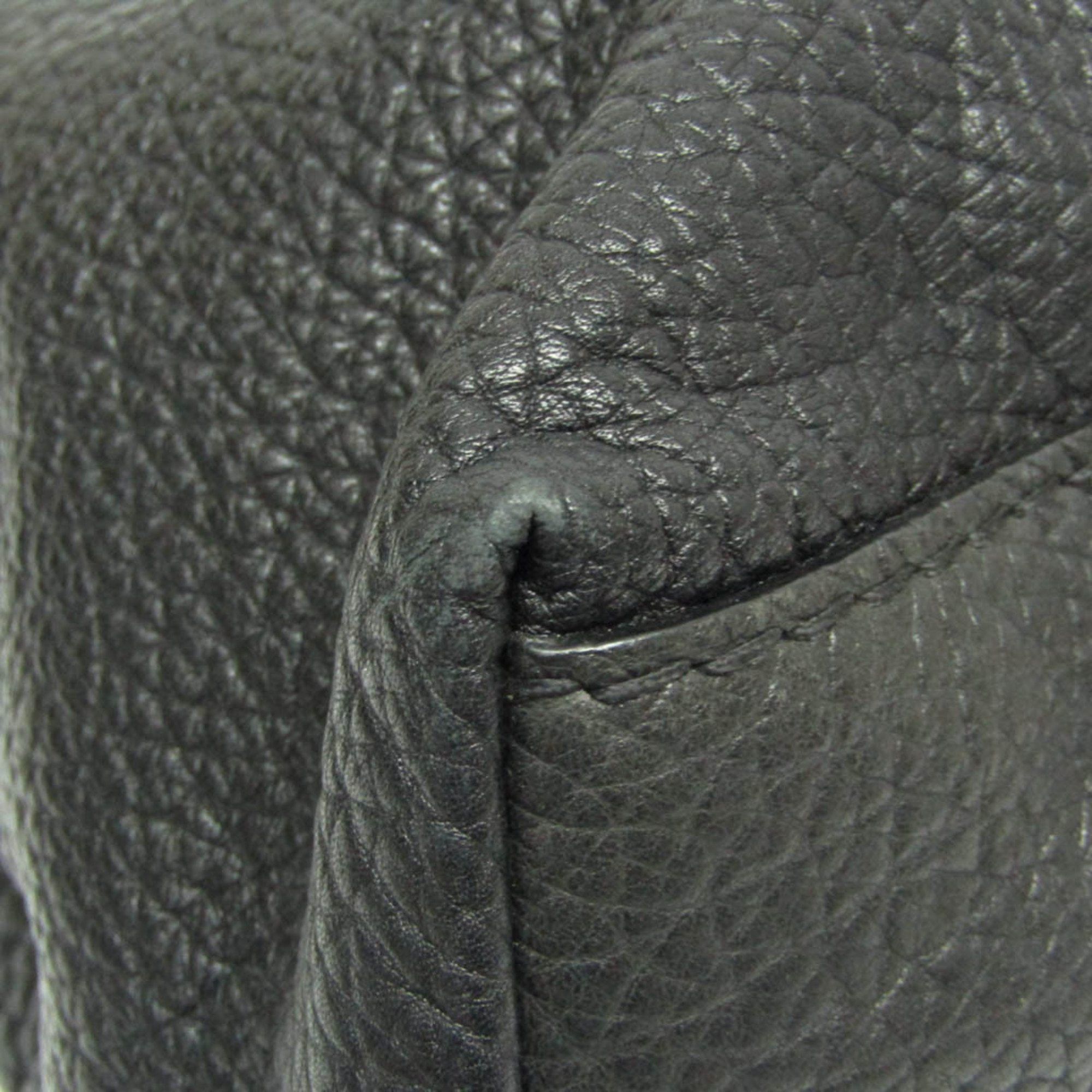 Gucci Bamboo Black Leather Tote Bag (Pre-Owned) Size ONE SIZE - 9 Thumbnail