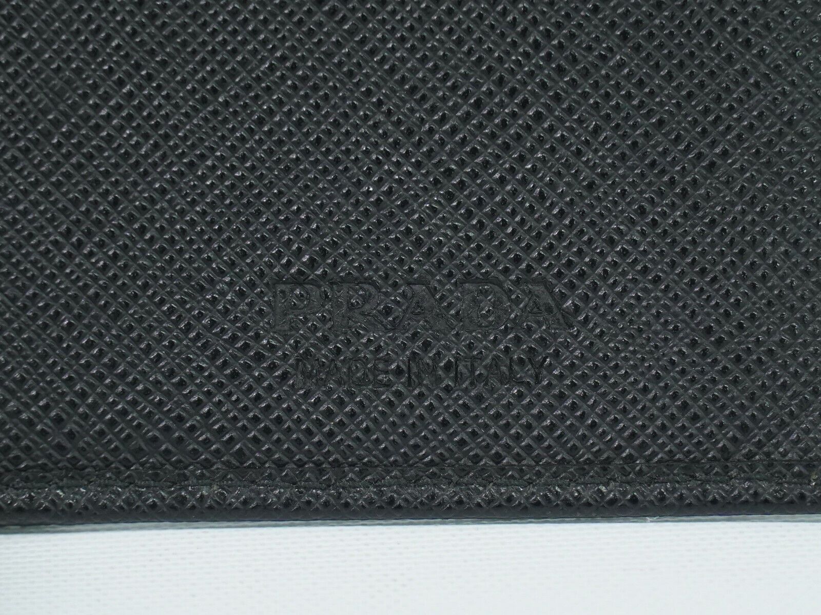 Prada Saffiano Black Leather Wallet (Pre-Owned) Size ONE SIZE - 9 Thumbnail
