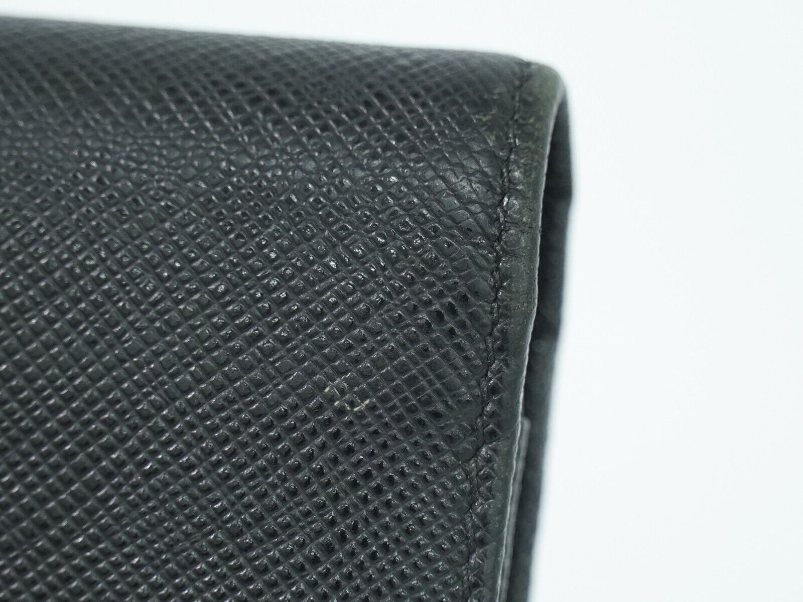 Prada Saffiano Black Leather Wallet (Pre-Owned) Size ONE SIZE - 12 Thumbnail