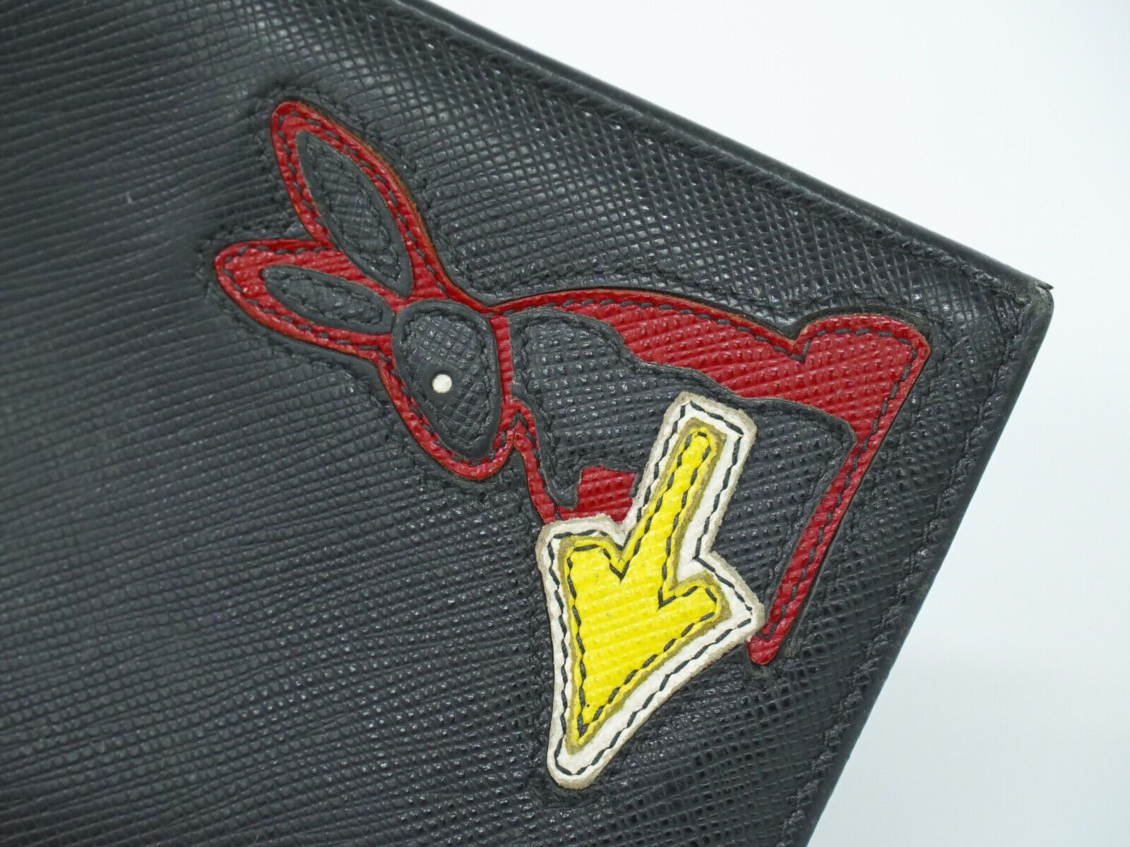 Prada Saffiano Black Leather Wallet (Pre-Owned) Size ONE SIZE - 10 Thumbnail