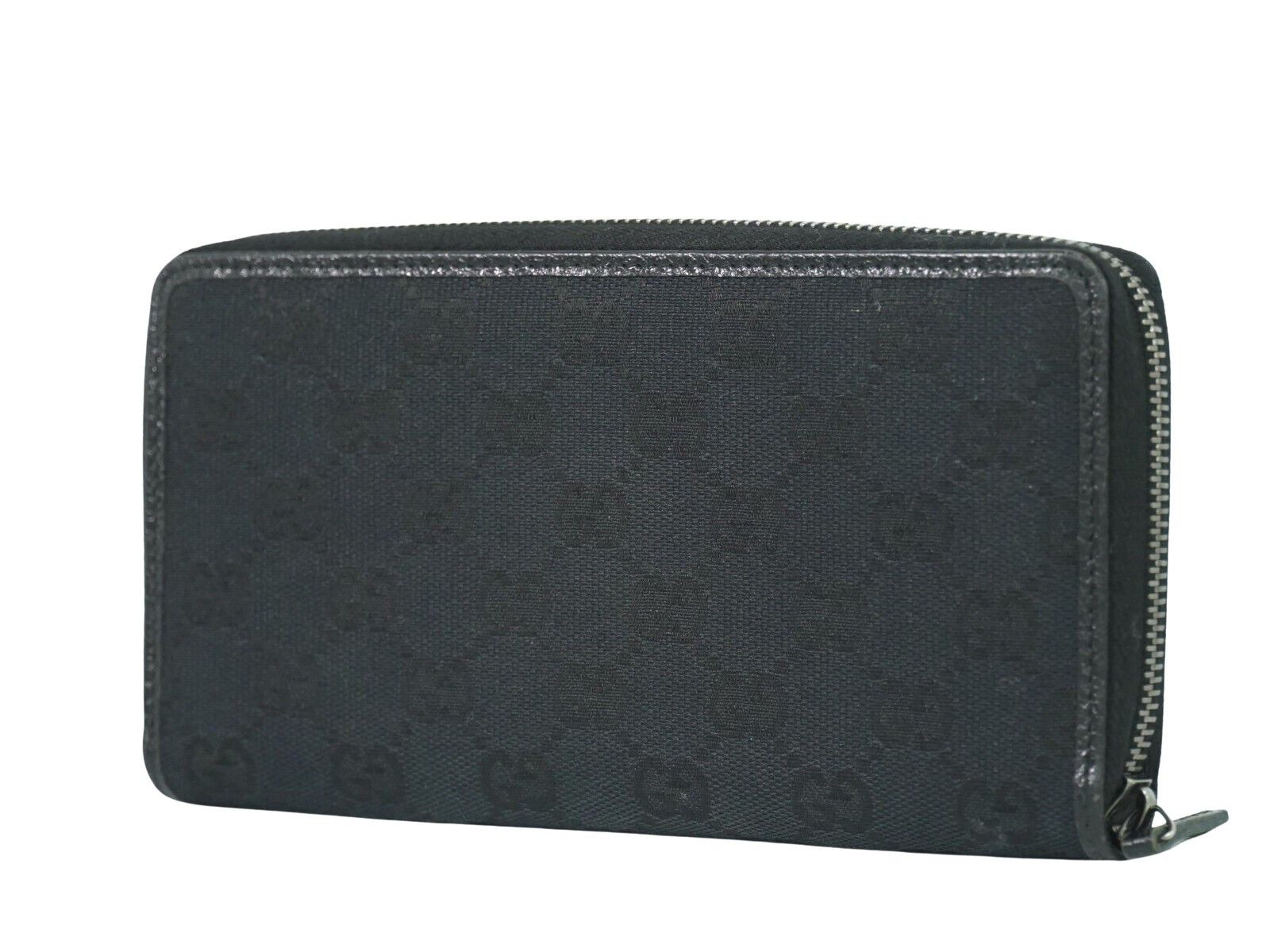 Gucci Gg Charm Black Canvas Wallet (Pre-Owned) Size ONE SIZE - 2 Thumbnail