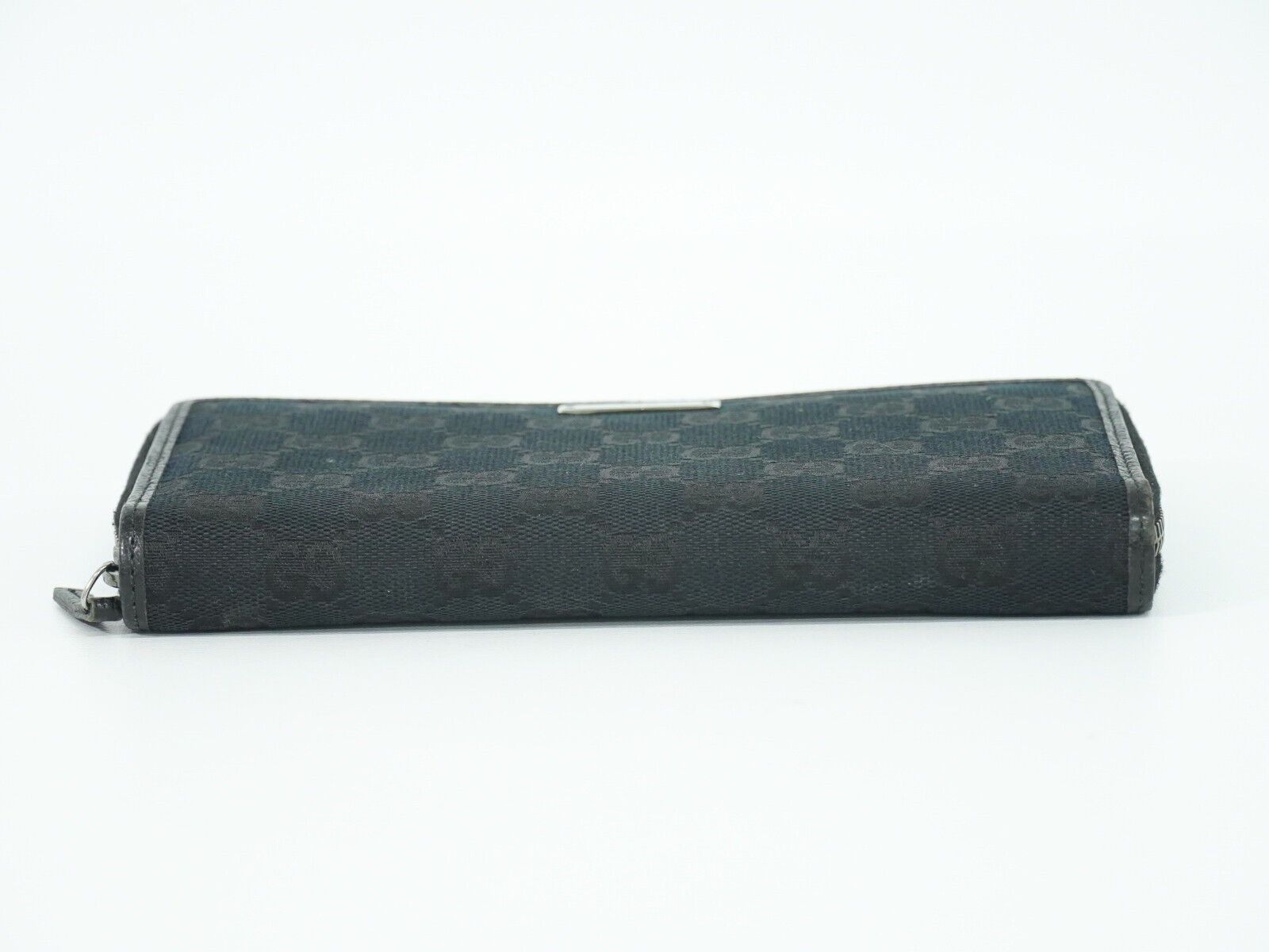 Gucci Gg Charm Black Canvas Wallet (Pre-Owned) Size ONE SIZE - 3 Thumbnail